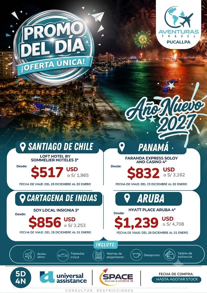 ¡OFERTA ÚNICA DE AÑO NUEVO 2027!