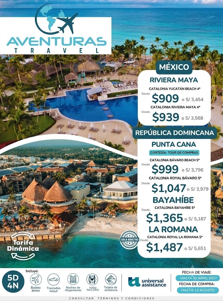 CATALONIA HOTELS &amp; RESORTS - MÉXICO Y REPÚBLICA DOMINICANA